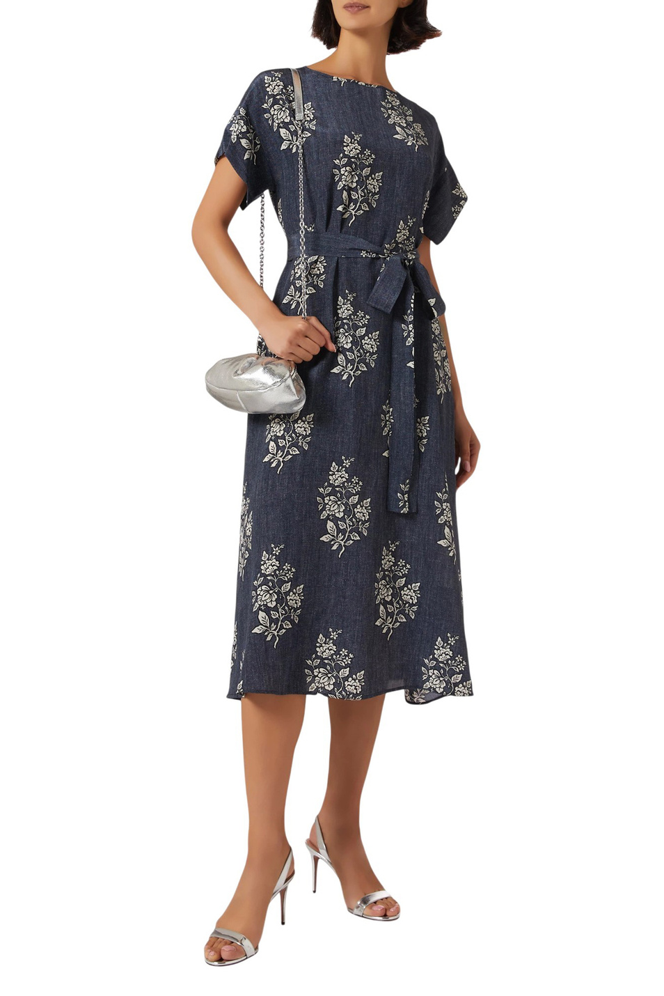 Женский Weekend Max Mara Платье RADICE из шелка (цвет ), артикул 2625226081 | Фото 3