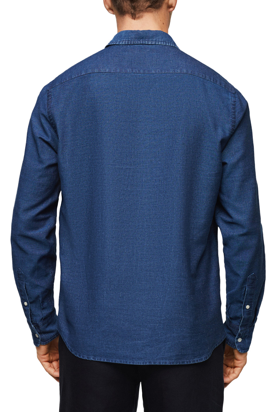 Мужской Mango Man Рубашка джинсовая TARAY из натурального хлопка (цвет ), артикул 47024380 | Фото 4