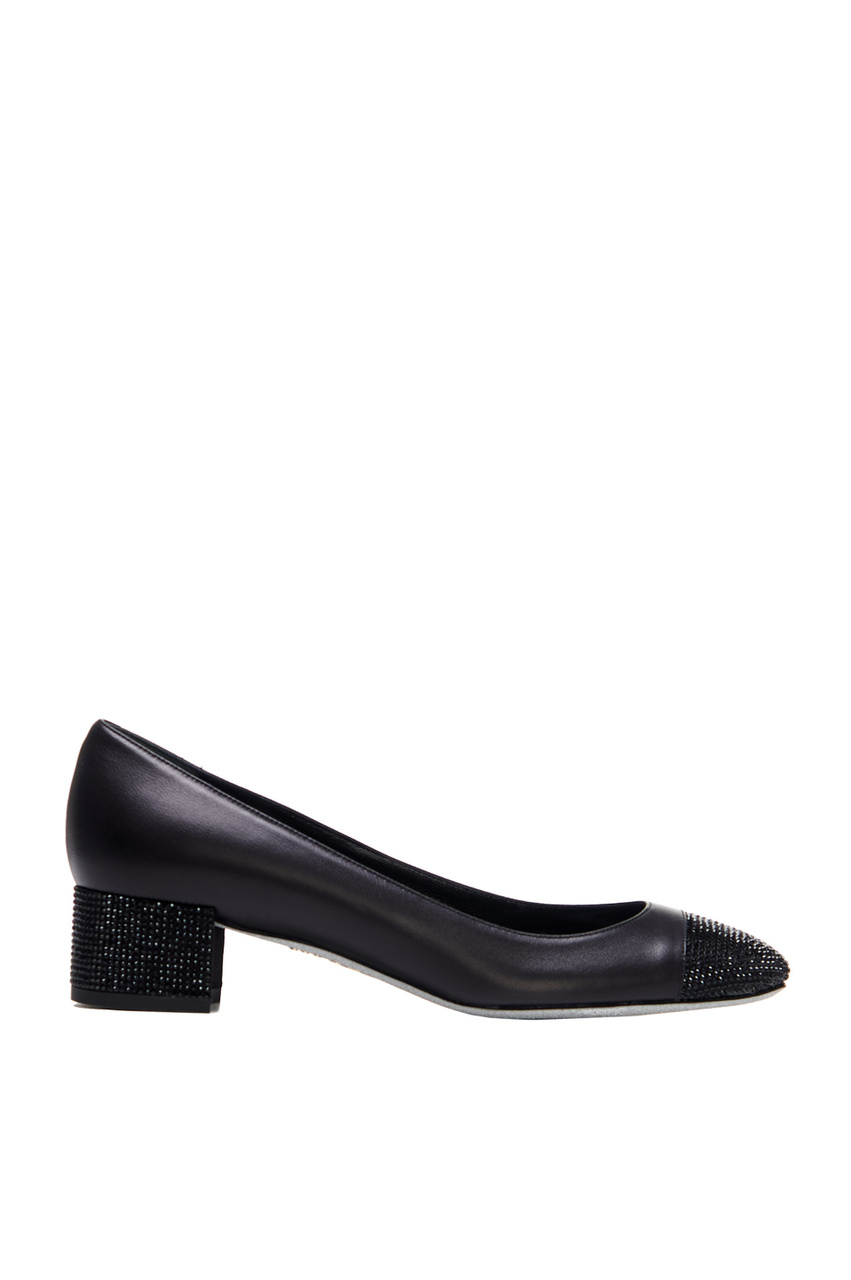Туфли BLACK LAMB с заклепками|Основной цвет:Черный|Артикул:C11827-040-NA01V050 | Фото 1