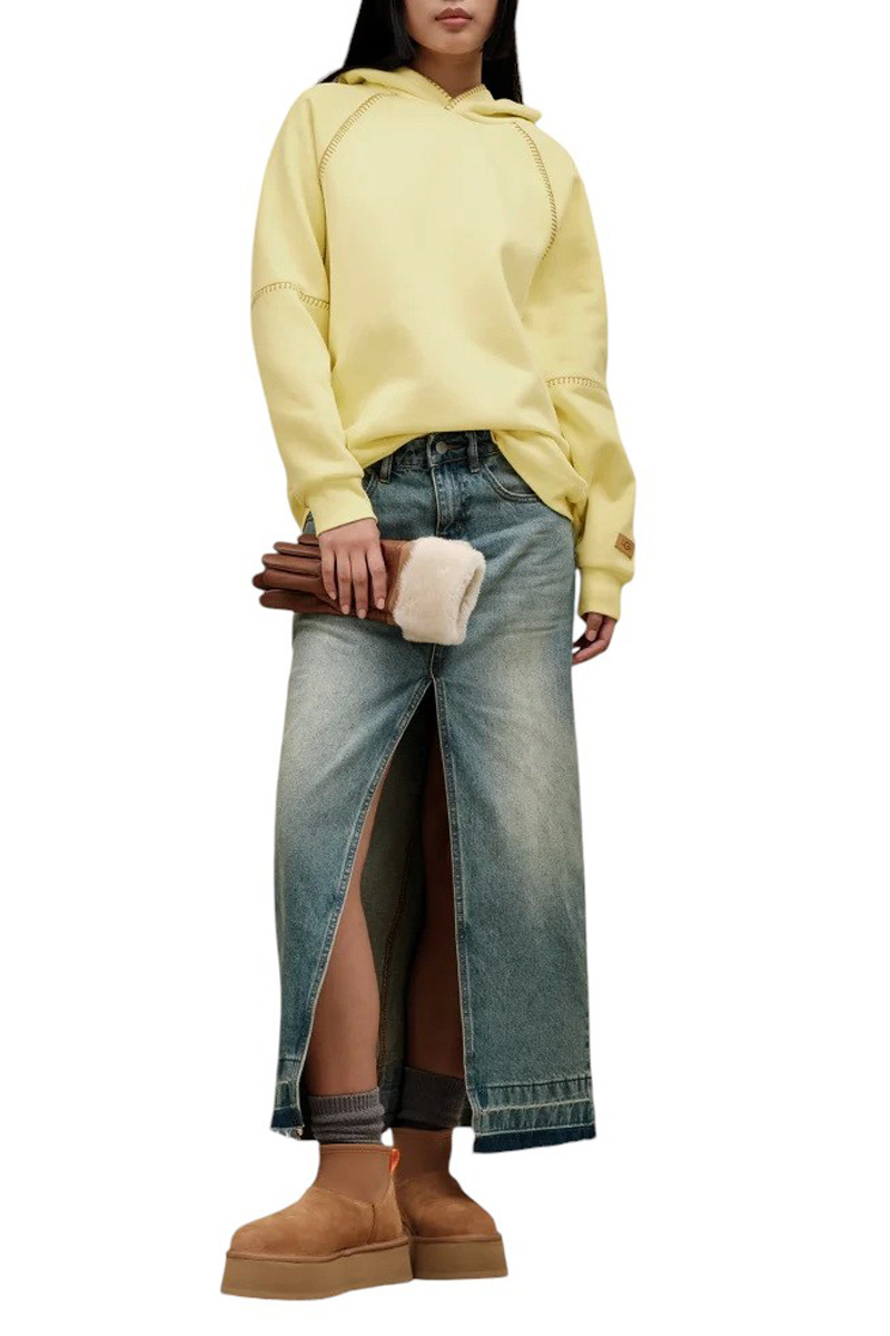 Женский UGG Угги Classic Mini Dipper из натуральной замши (цвет ), артикул 1168170 | Фото 6