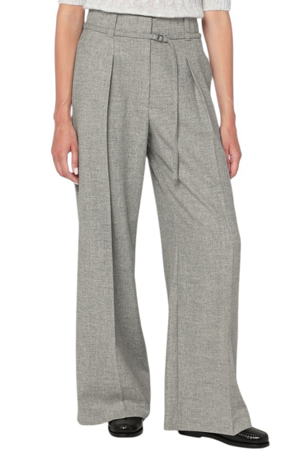 Женский Brunello Cucinelli Брюки с поясом (цвет ), артикул MB162P9050 | Фото 4