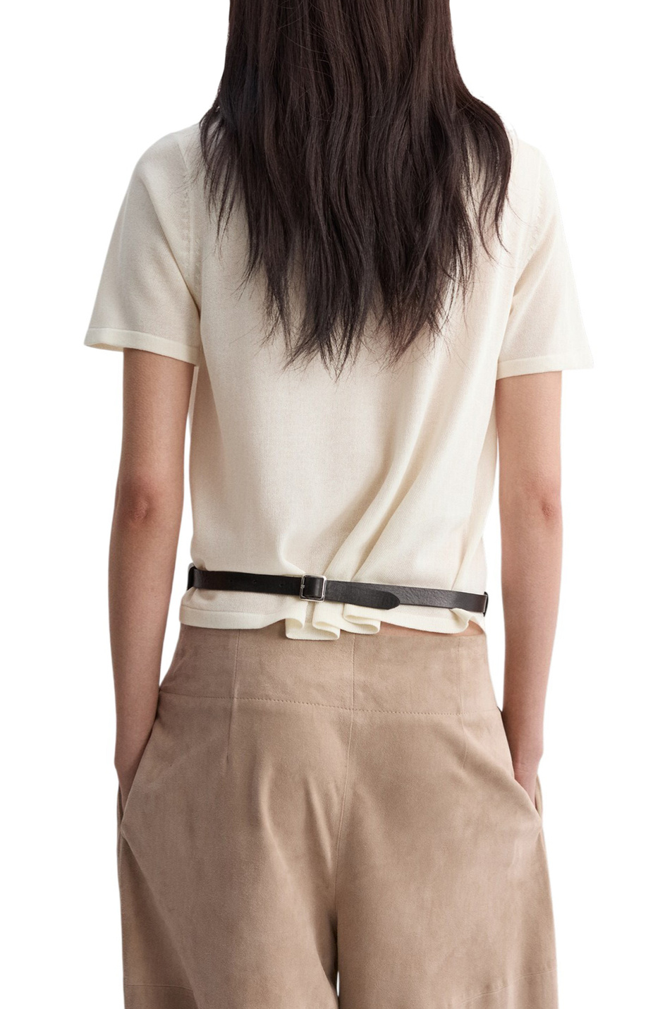 Женский Mango Джемпер TENCYM однотонный (цвет ), артикул 27045820 | Фото 4