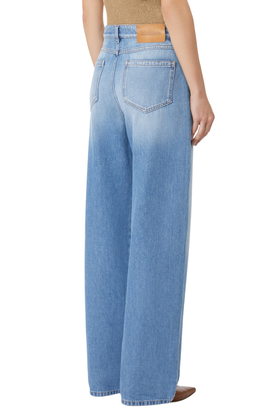 Женский Max Mara Джинсы ZAGARA из хлопка (цвет ), артикул 2526186011 | Фото 4