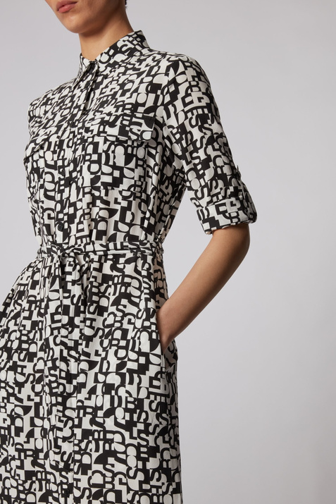 BOSS Платье-рубашка из натурального шелка ( цвет), артикул 50425392 | Фото 5