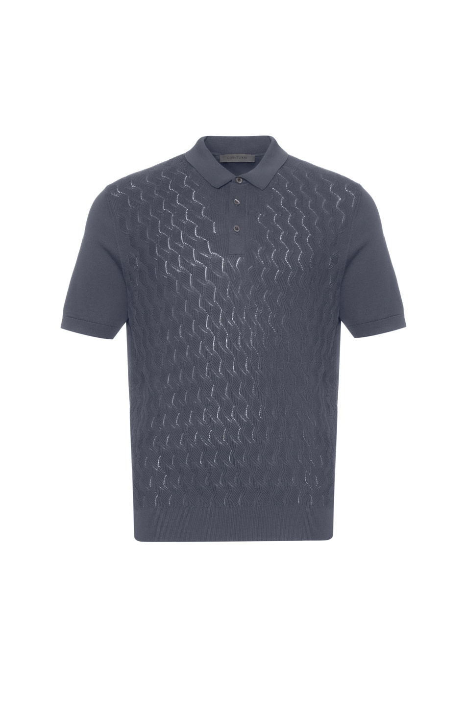 Мужской Corneliani Поло из шелка и хлопка (цвет ), артикул 27M554-2725167 | Фото 1