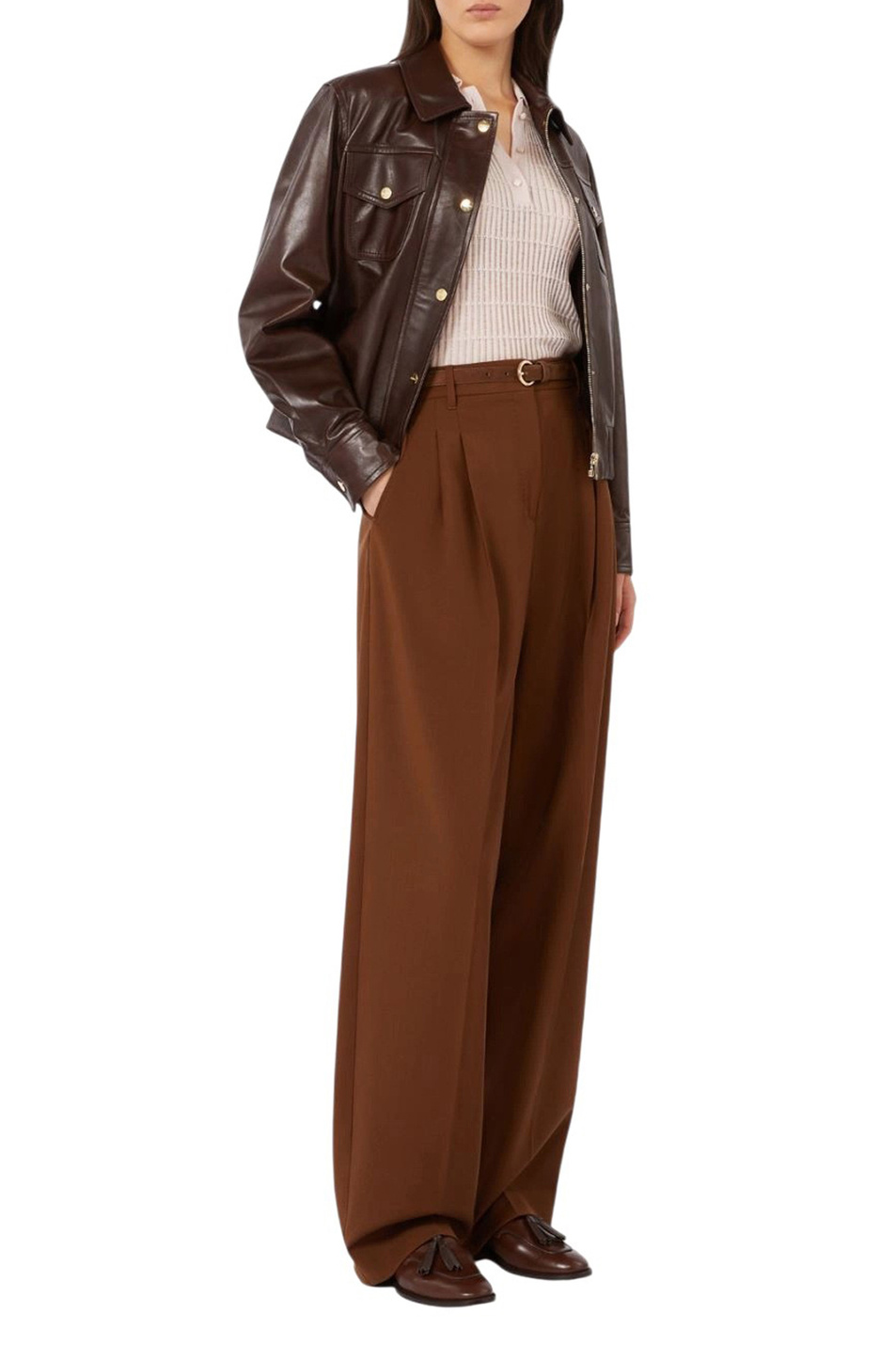 Женский Max Mara Поло GALLO из шелка и шерсти (цвет ), артикул 2616361051 | Фото 2