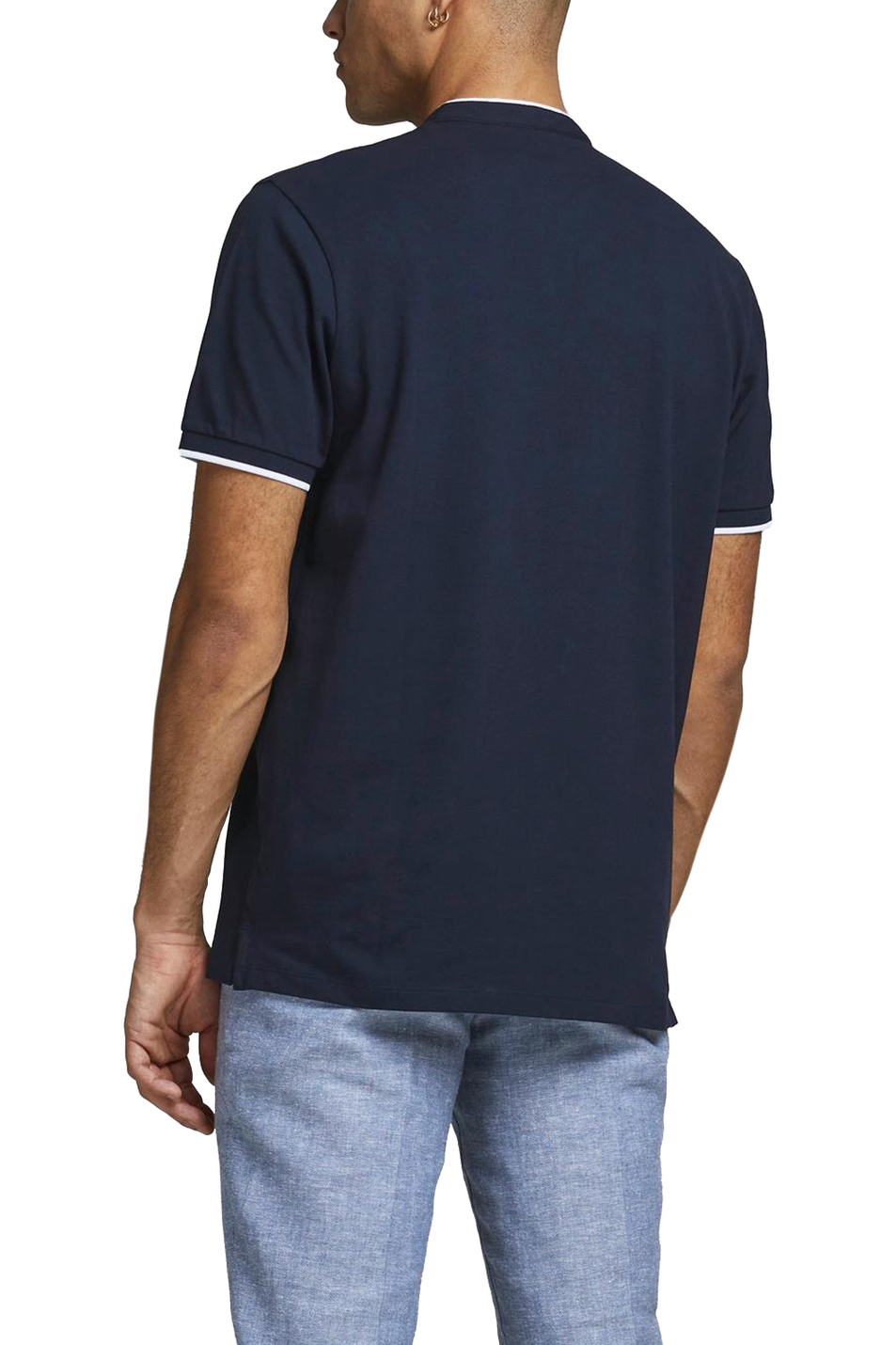 Мужской Jack & Jones Футболка поло из эластичного хлопка (цвет ), артикул 12188451 | Фото 4