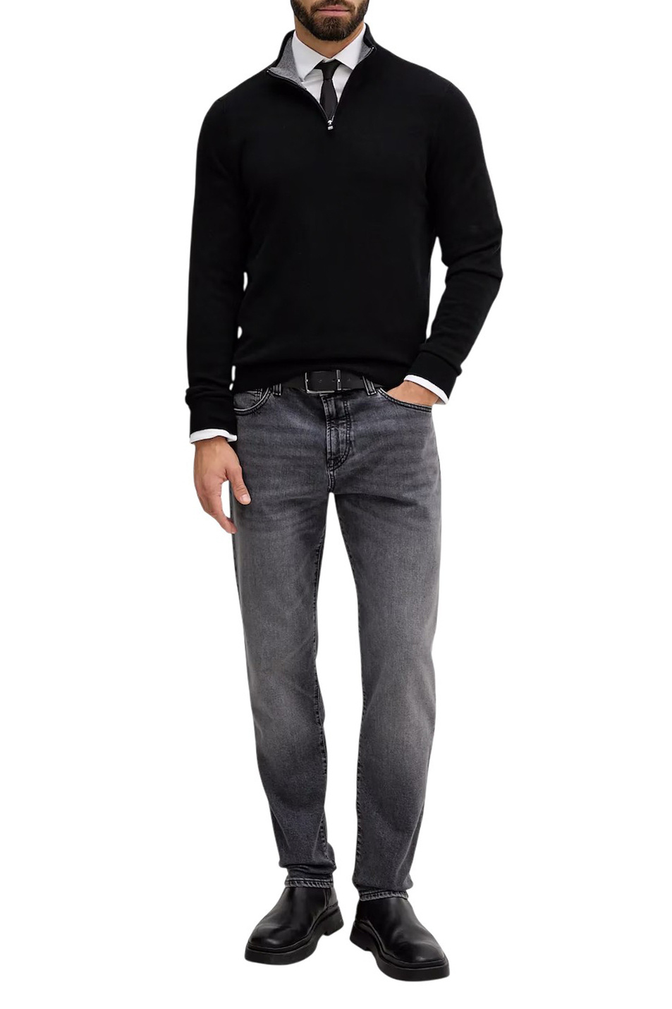 Мужской BOSS Джемпер Hemarlo из шерсти и кашемира (цвет ), артикул 50549984 | Фото 3