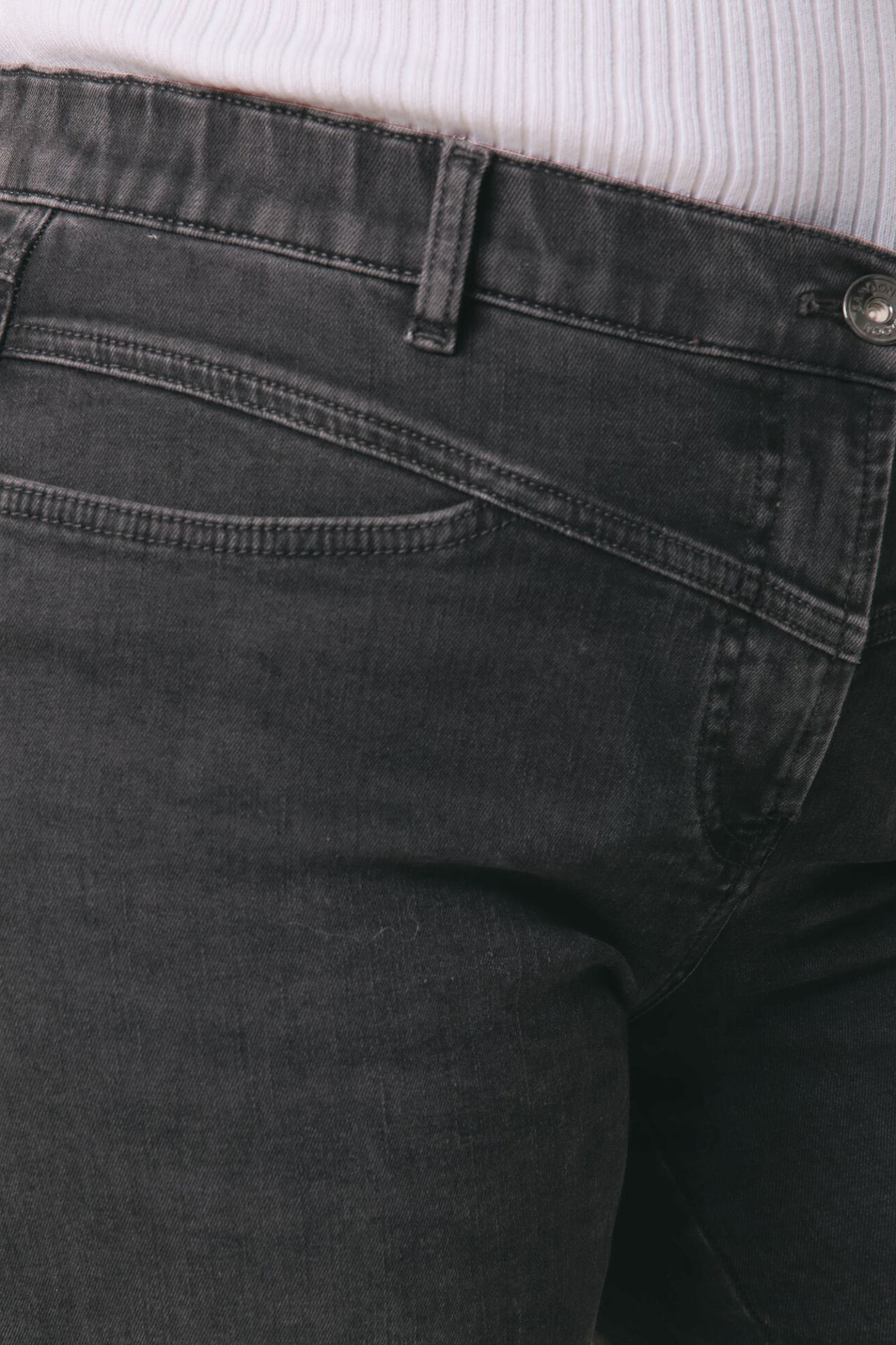 Джинсы широкого кроя|Основной цвет:Черный Женский Samoon Джинсы широкого кроя (цвет ), артикул 620601-21103 | Фото 7