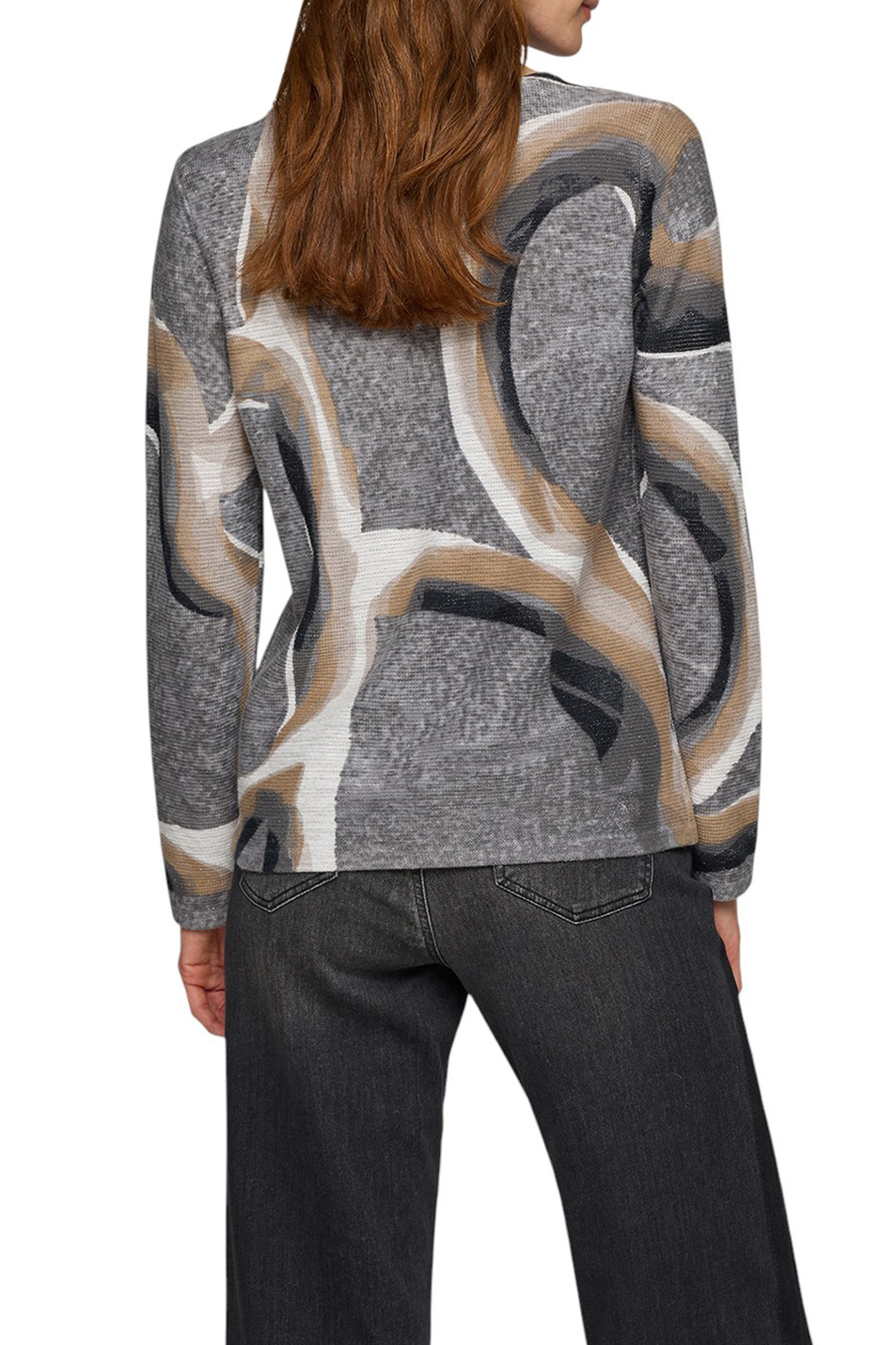 Женский Rabe Джемпер из смесового хлопка (цвет ), артикул 55-121628 | Фото 5