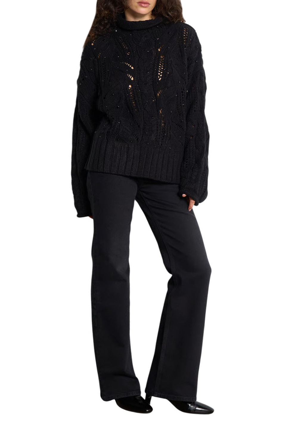 Женский Liu Jo Свитер со стразами (цвет ), артикул MF5451MA37R | Фото 3