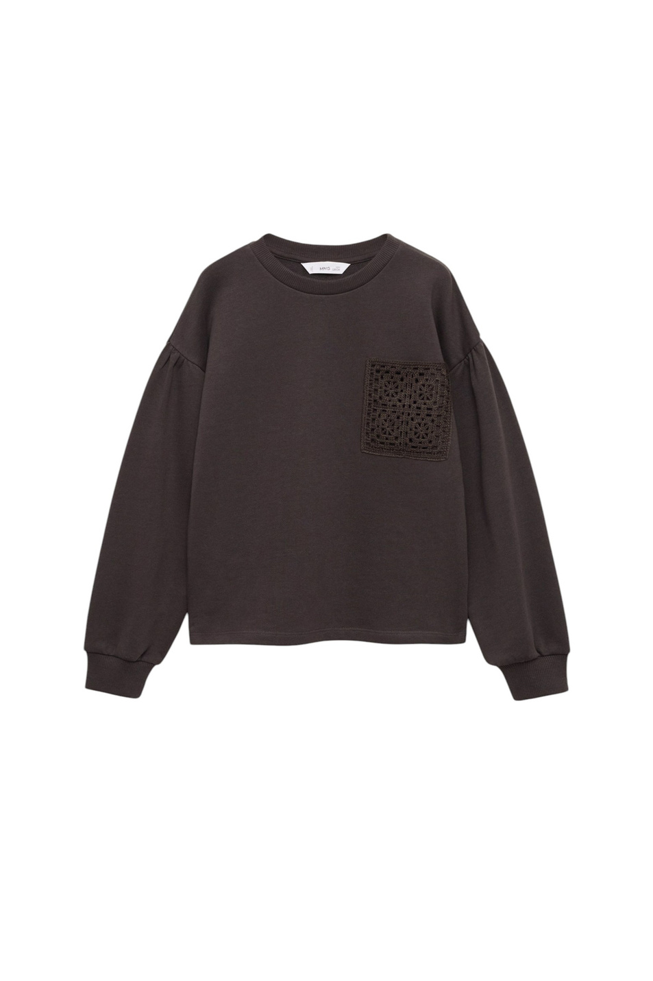 Девочкам Mango Kids Свитшот LEILA с декором (цвет ), артикул 87053644 | Фото 1