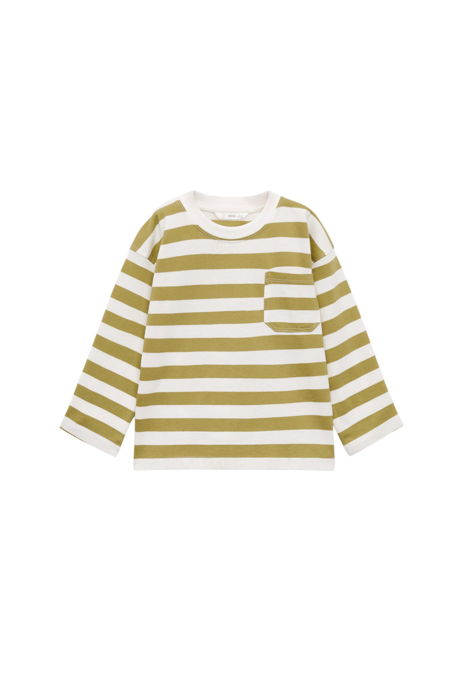 Мальчикам Mango Kids Лонгслив PINB в полоску (цвет ), артикул 17053288 | Фото 1