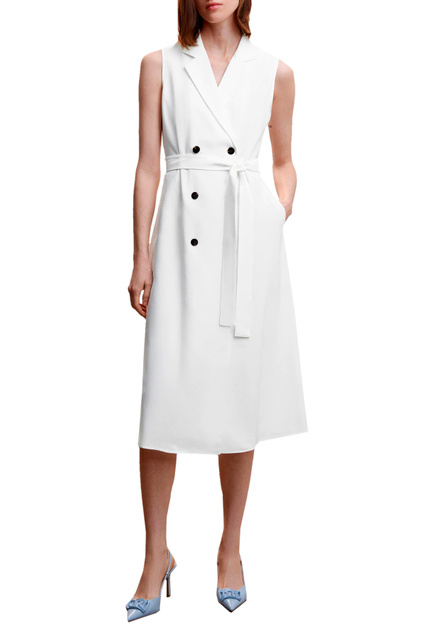 Платье DOROTEA с поясом|Основной цвет:Белый|Артикул:47095652 | Фото 2