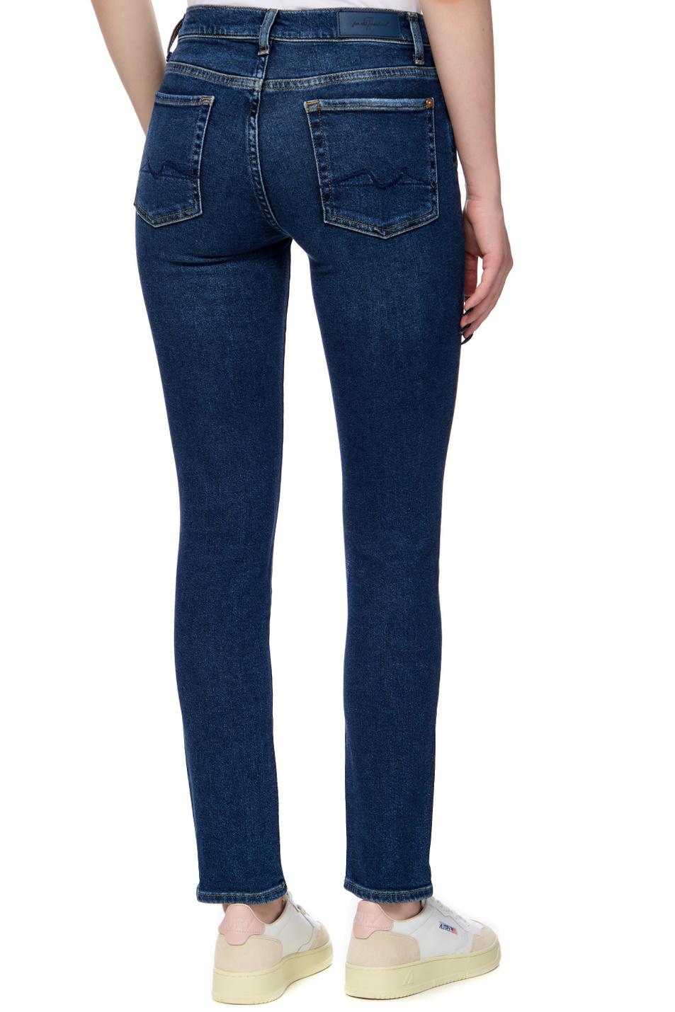 Женский 7 for all Mankind Джинсы однотонные ROXANNE (цвет ), артикул JSWXA910DE | Фото 6