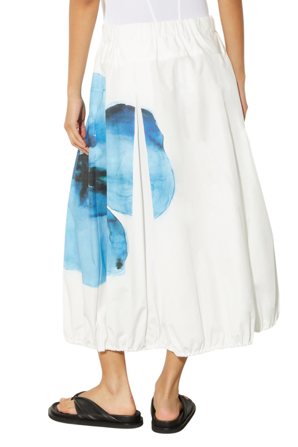 Женский MAX&Co. Юбка MCOGEYSER из хлопка (цвет ), артикул 2616101064 | Фото 4