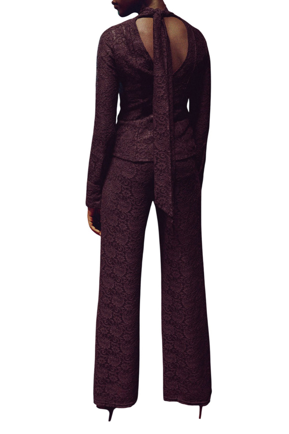 Женский Mango Брюки XGRACE кружевные (цвет ), артикул 17049112 | Фото 3