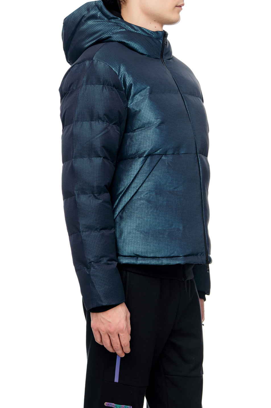 Мужской EA7 Стеганая куртка на молнии (цвет ), артикул 6LPB22-PNABZ | Фото 4