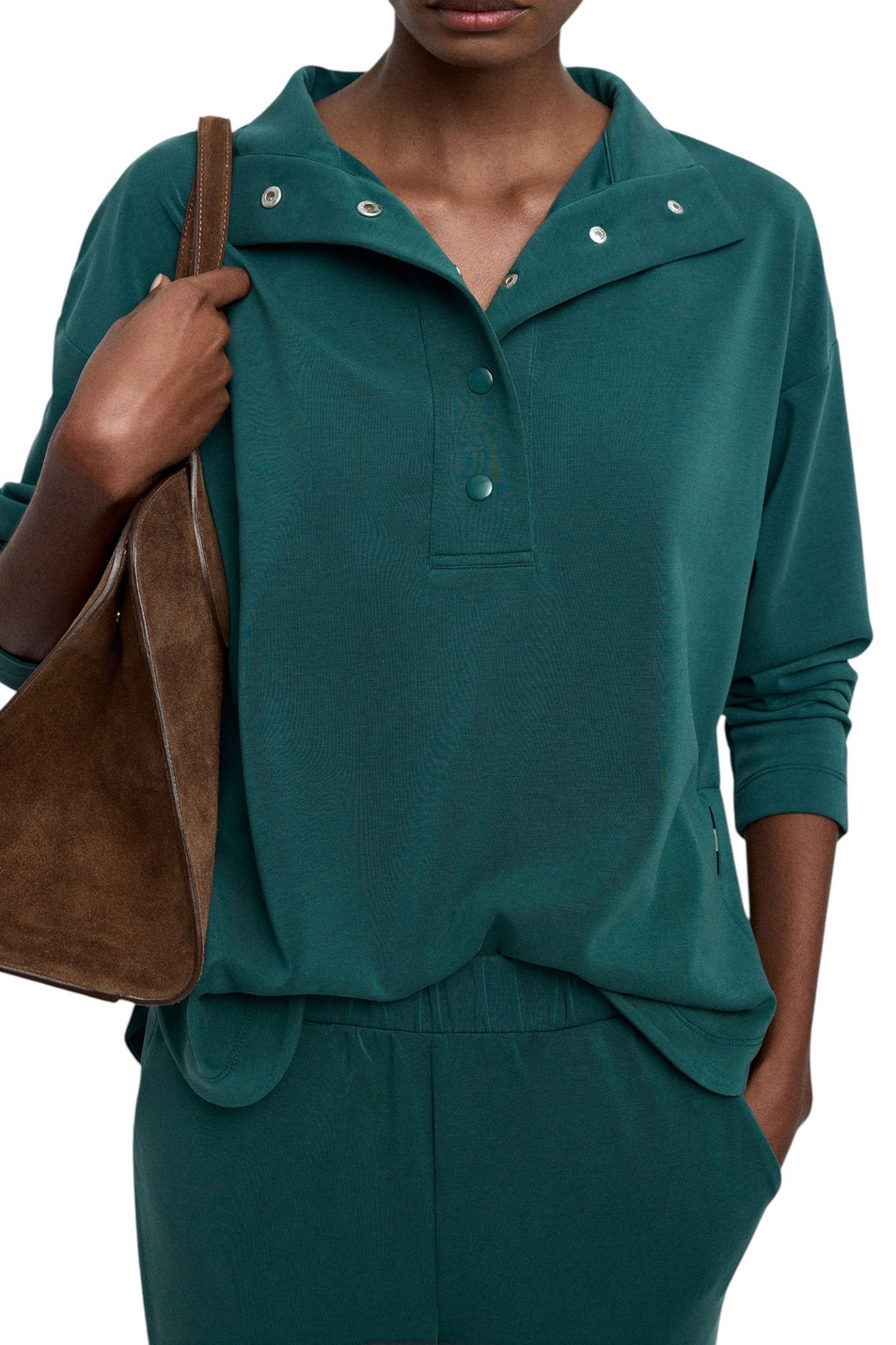 Женский Parfois Толстовка однотонная (цвет ), артикул 239493 | Фото 3