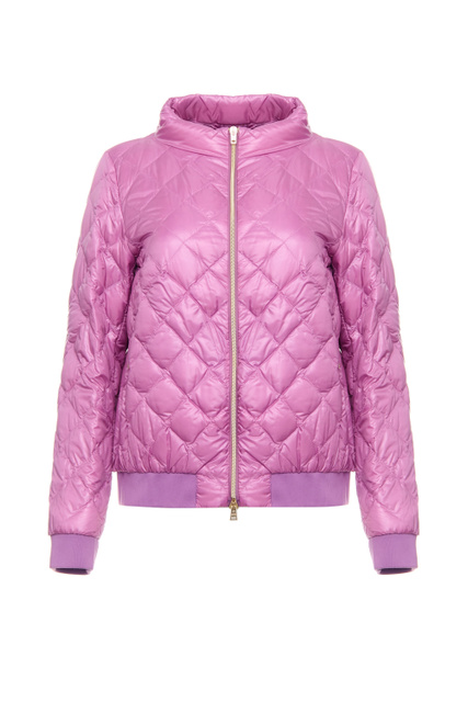 Куртка стеганая с застежкой-молнией|Основной цвет:Розовый|Артикул:PI001677D12017 | Фото 1
