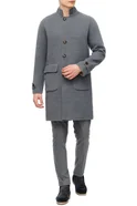 Мужской Eleventy Пальто из чистой шерсти с накладными карманами (цвет ), артикул F75CAPF04-TES0F014 | Фото 2