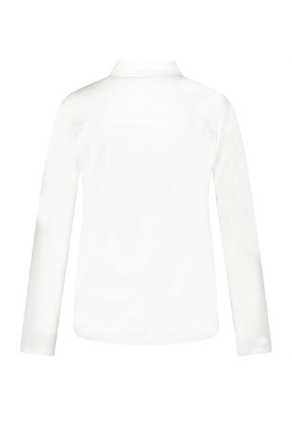 Рубашка из натурального хлопка|Основной цвет:Белый|Артикул:770034-44056 | Фото 2