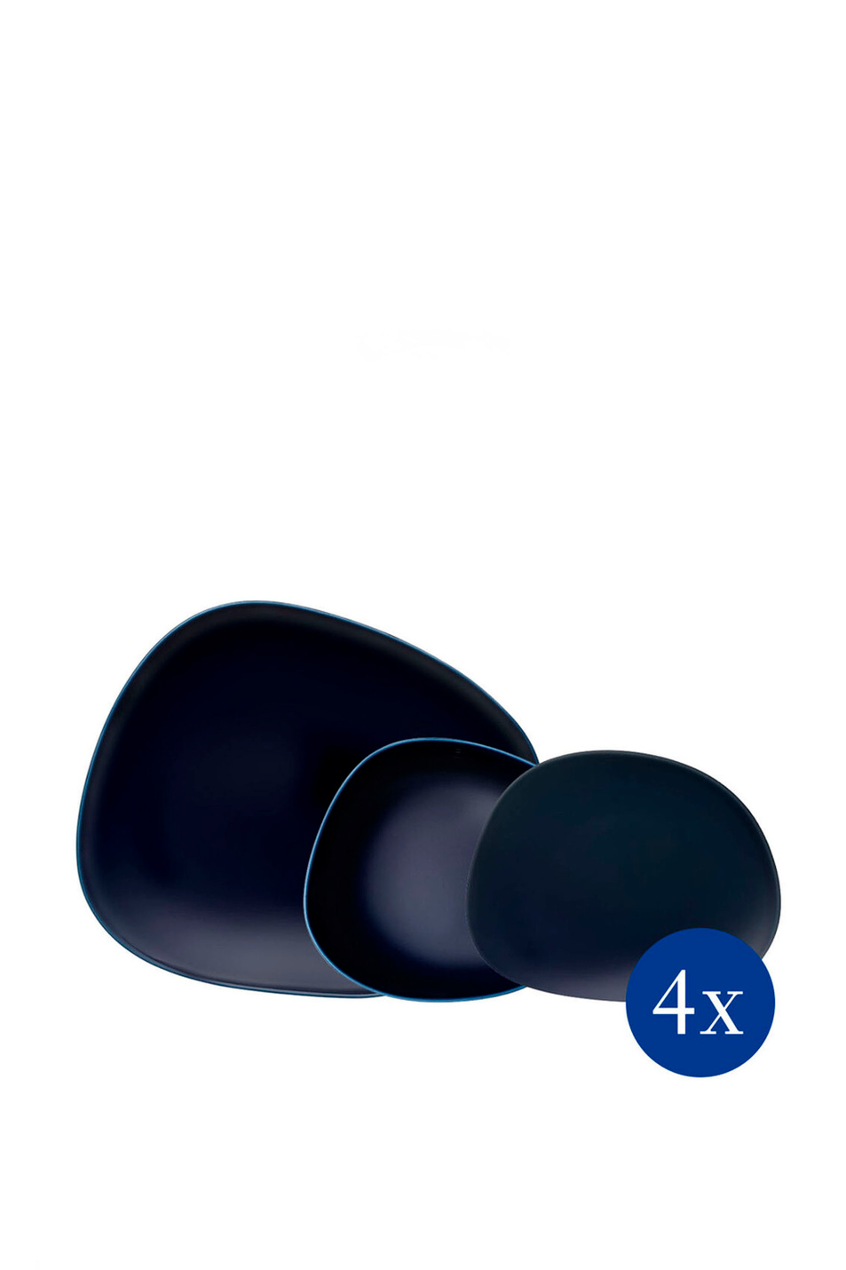 Не имеет пола Villeroy & Boch Набор столовой посуды Organic Deep Blue на 4 персоны, 12 предметов (цвет ), артикул 19-5290-7271 | Фото 1