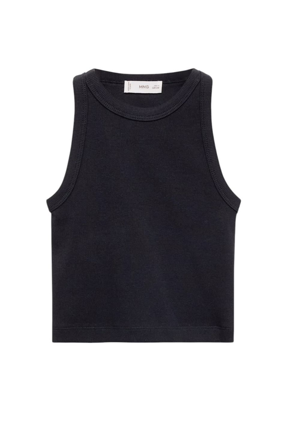 Девочкам Mango Kids Топ RIB из эластичного хлопка (цвет ), артикул 87056344 | Фото 1