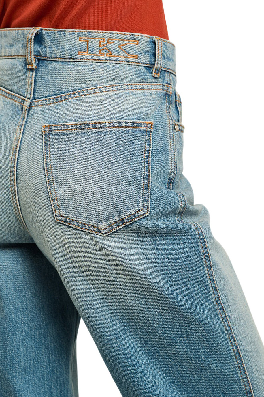 Женский Kiton Джинсы из чистого хлопка (цвет ), артикул DJ60103K0509H0500D | Фото 5