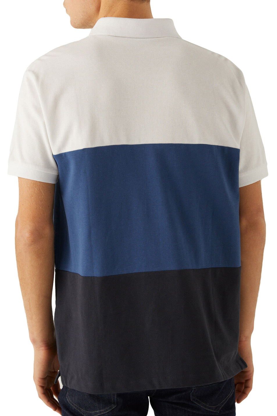 Springfield Трехцветная футболка поло из натурального хлопка (цвет ), артикул 1439774 | Фото 2