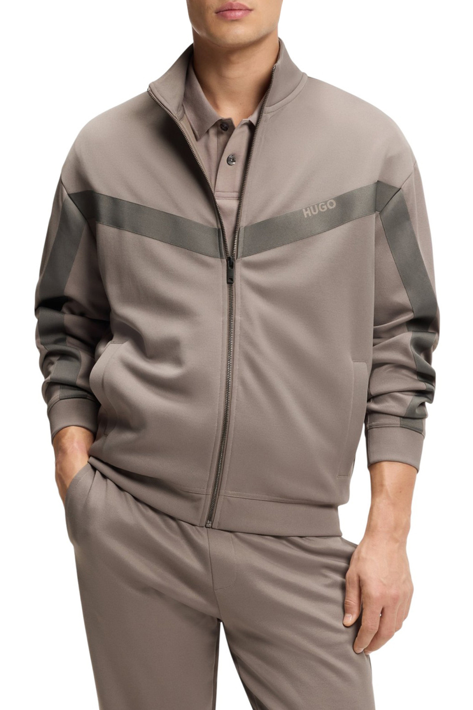 Мужской HUGO Толстовка Darti с логотипом (цвет ), артикул 50549418 | Фото 3