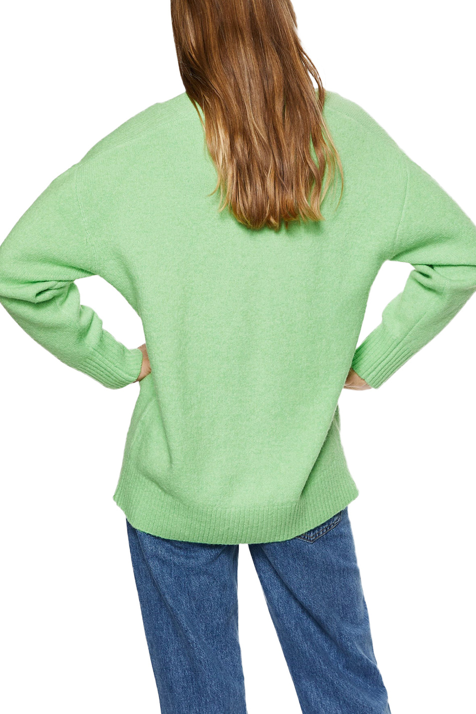 Женский Mango Пуловер TALDORAV с V-образным вырезом (цвет ), артикул 37057714 | Фото 4