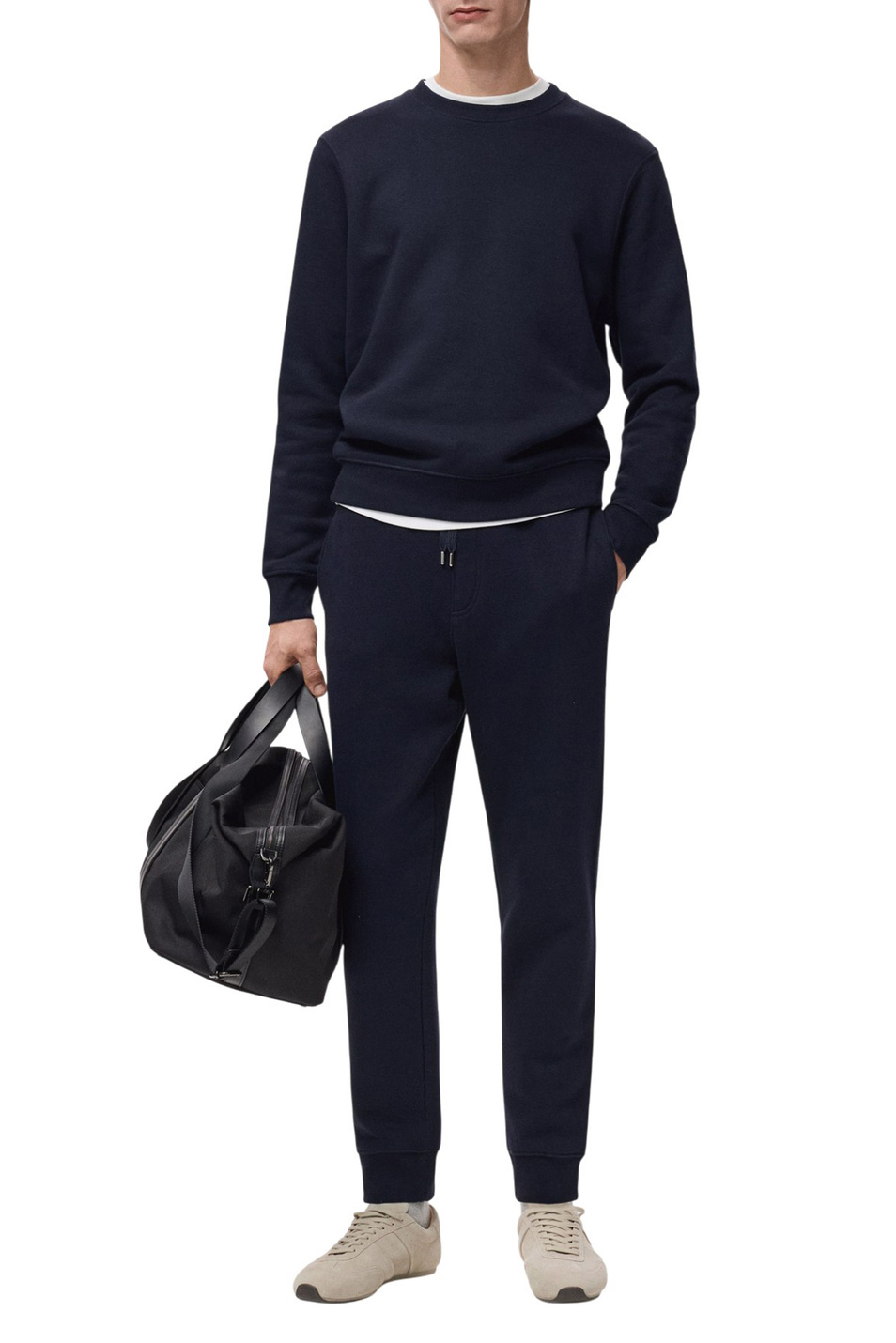 Мужской Mango Man Свитшот NOLA из смесового хлопка (цвет ), артикул 27021266 | Фото 2