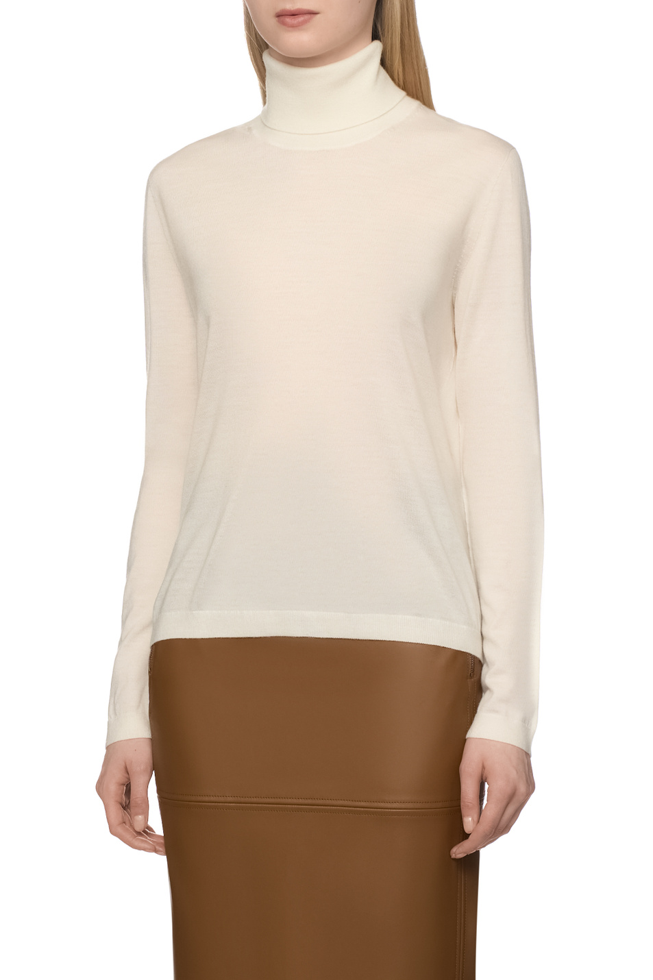 Женский Max Mara Водолазка ADRIA из шерсти и кашемира (цвет ), артикул 2526366018 | Фото 4