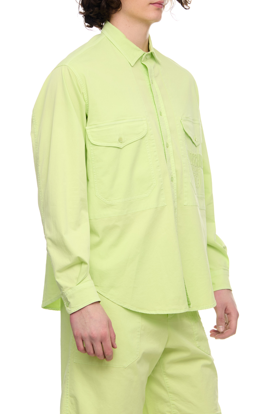Мужской Moschino Рубашка с логотипом на кармане (цвет ), артикул A0201-2037 | Фото 3