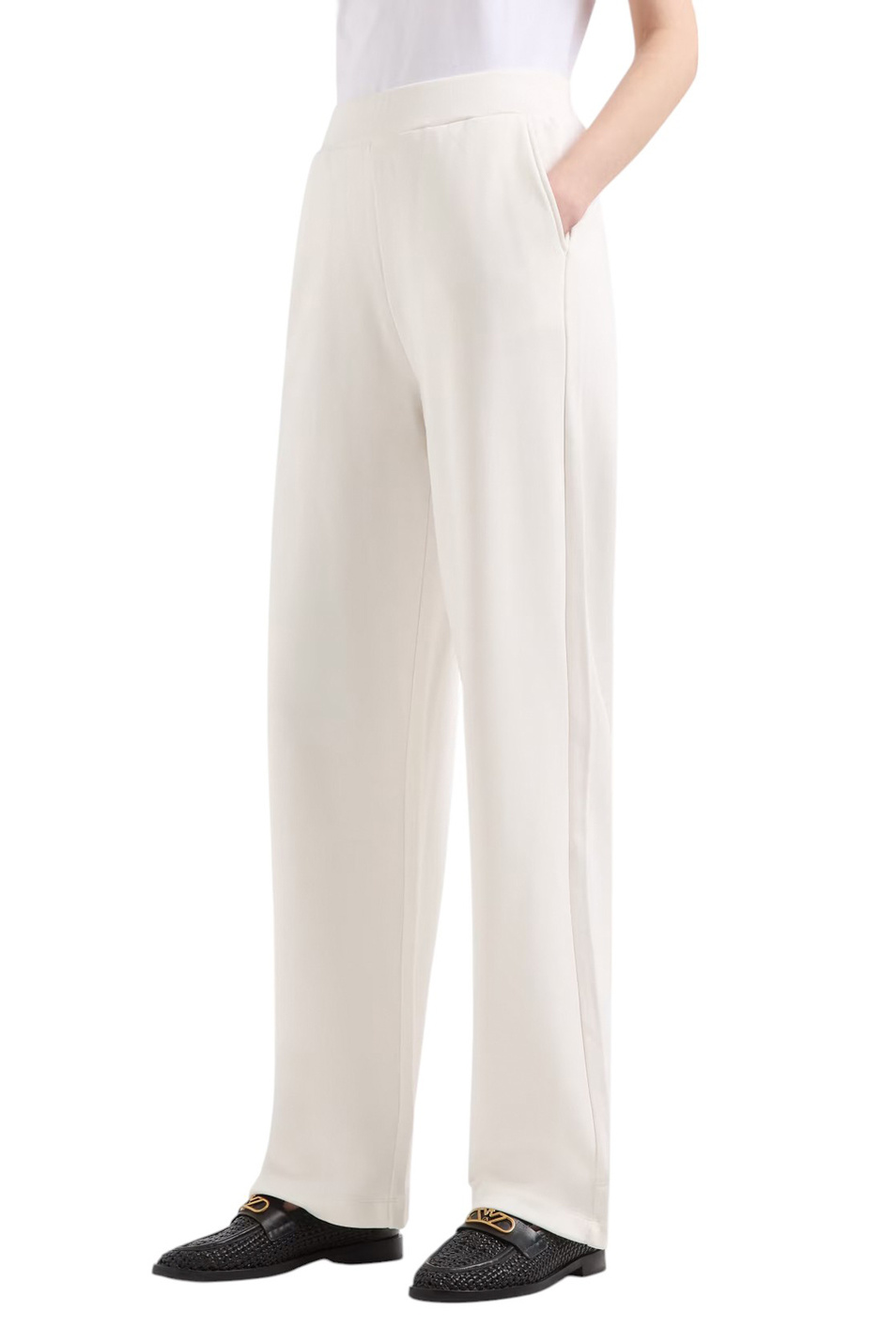 Женский Emporio Armani Брюки из хлопка (цвет ), артикул EW000888-AF12538 | Фото 4