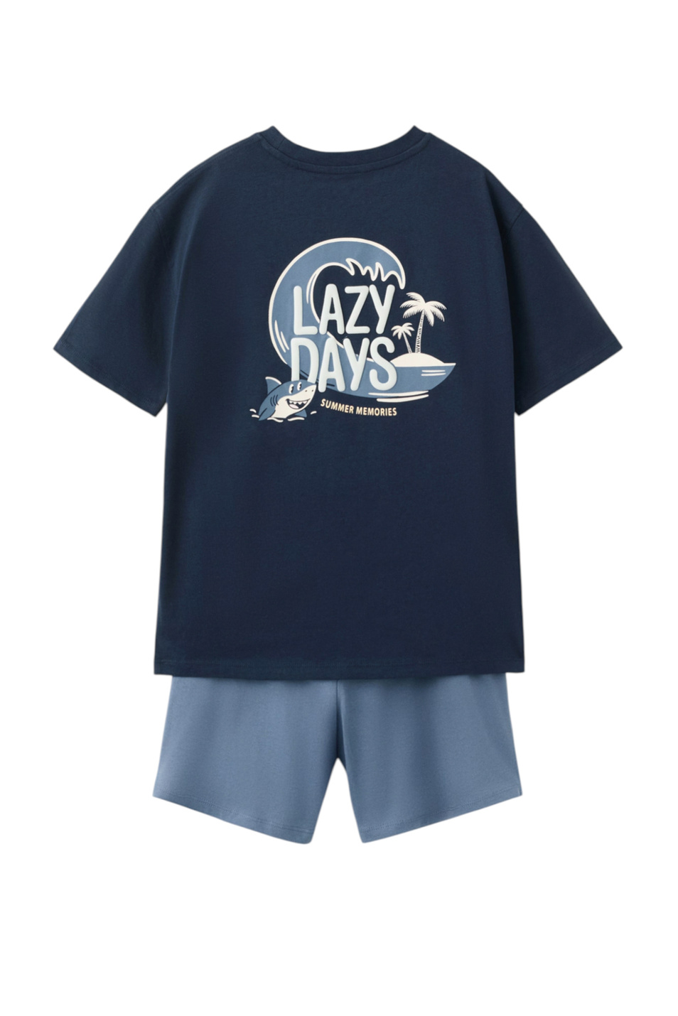 Мальчикам Mango Kids Пижама LAZYPI из хлопка (цвет ), артикул 27065961 | Фото 2