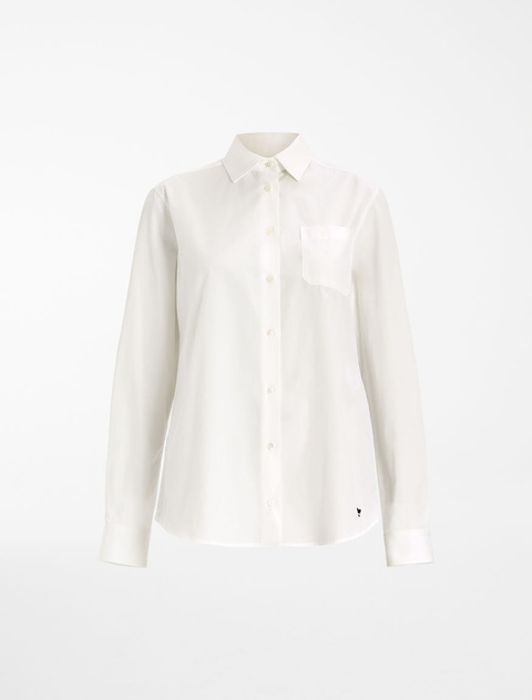 Рубашка ERSILIA из хлопкового поплина|Основной цвет:Белый|Артикул:51110117 | Фото 1