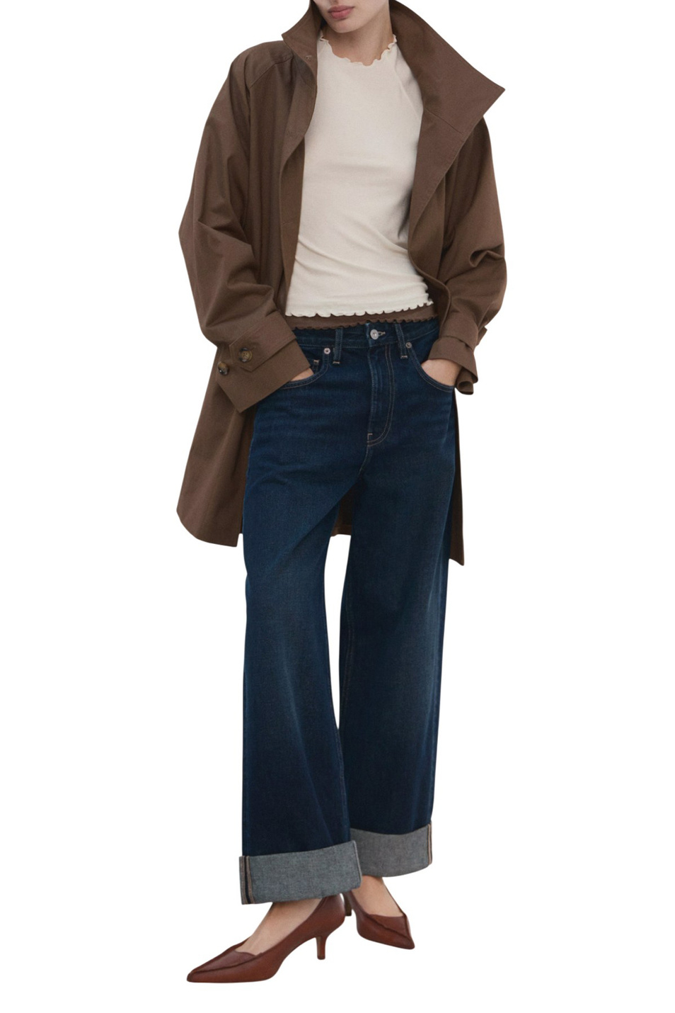 Женский Mango Футболка CURLITA из эластичной вискозы (цвет ), артикул 27074079 | Фото 2