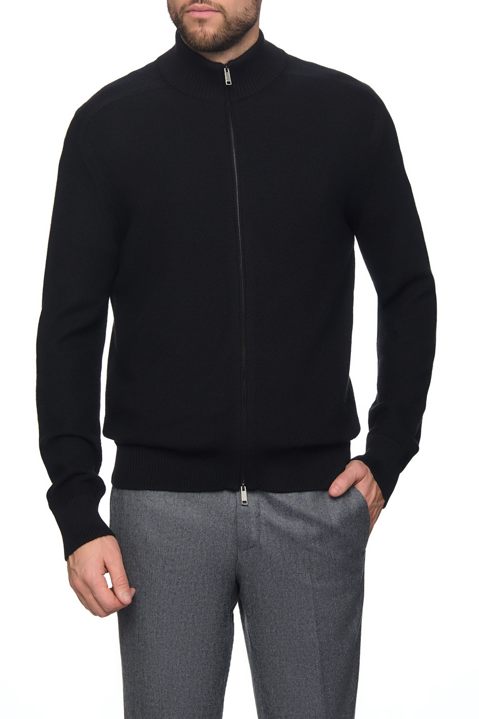 Мужской Zegna Кардиган из кашемира и шелка (цвет ), артикул UEJ92A8-157-K09 | Фото 4