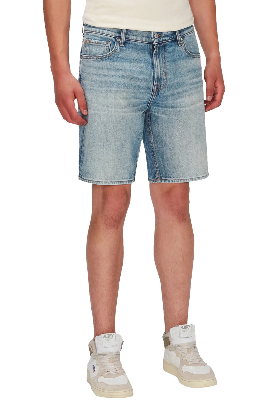 Мужской 7 for all Mankind Джинсовые шорты STRAIGHT Waterfall (цвет ), артикул JSSRC100WA | Фото 1