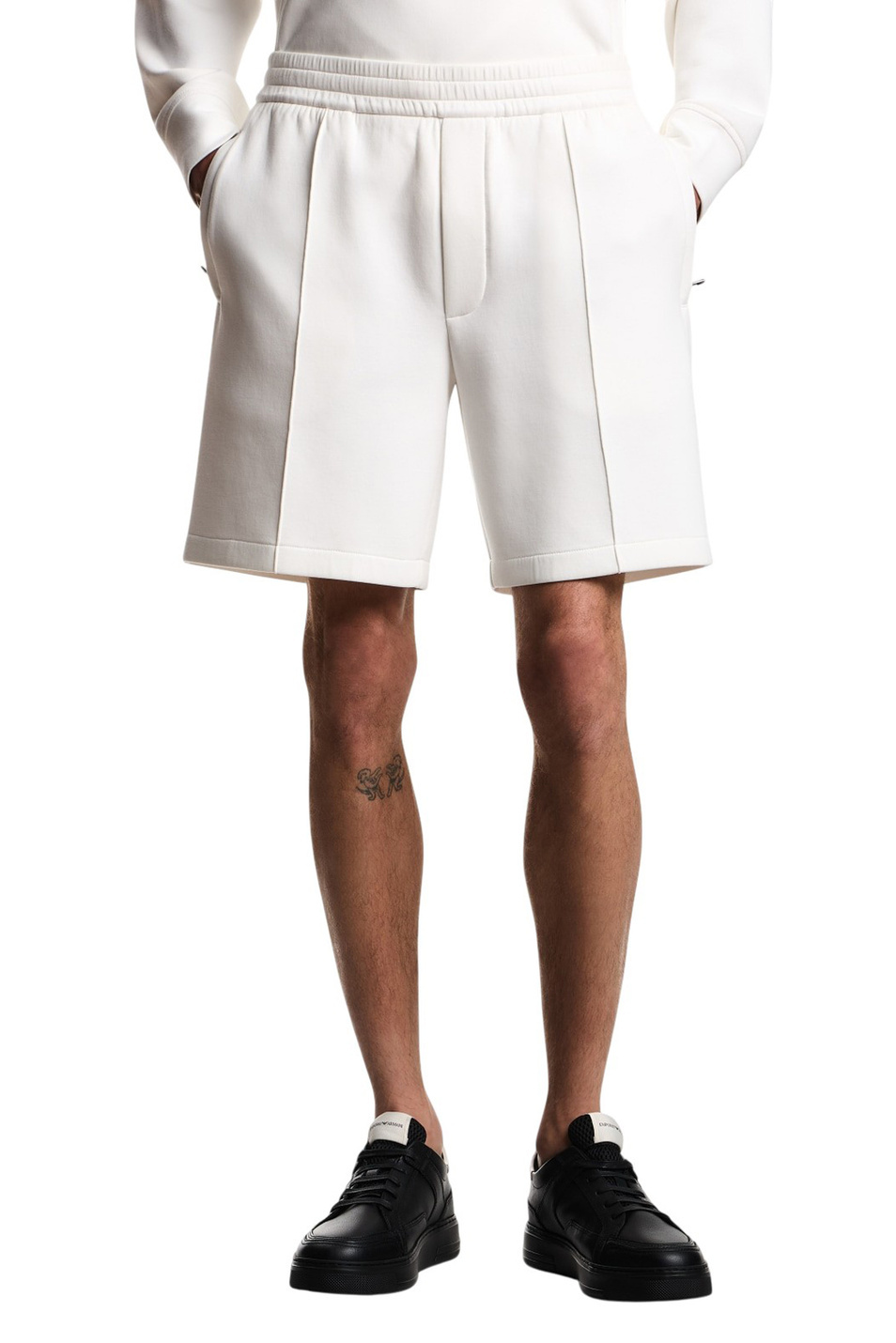 Мужской Emporio Armani Шорты из смесового хлопка (цвет ), артикул EM004544-AF10013 | Фото 3