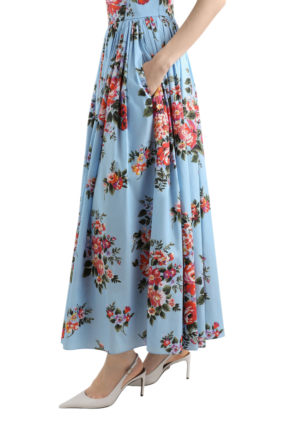 Женский Dolce & Gabbana Платье из хлопка (цвет ), артикул F6TTHT-HS5UU | Фото 4