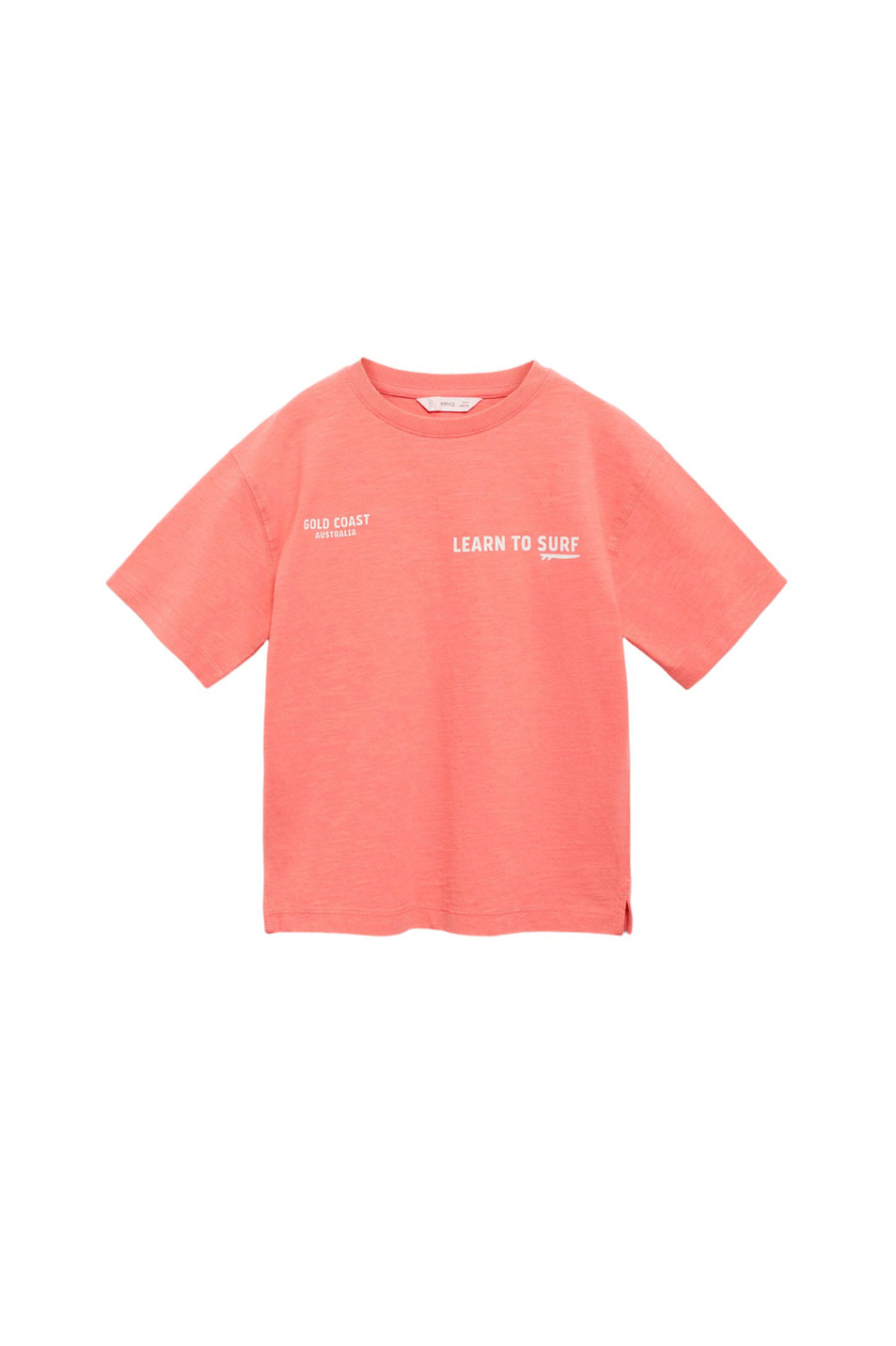 Мальчикам Mango Kids Футболка SLUB из натурального хлопка (цвет ), артикул 67027714 | Фото 1