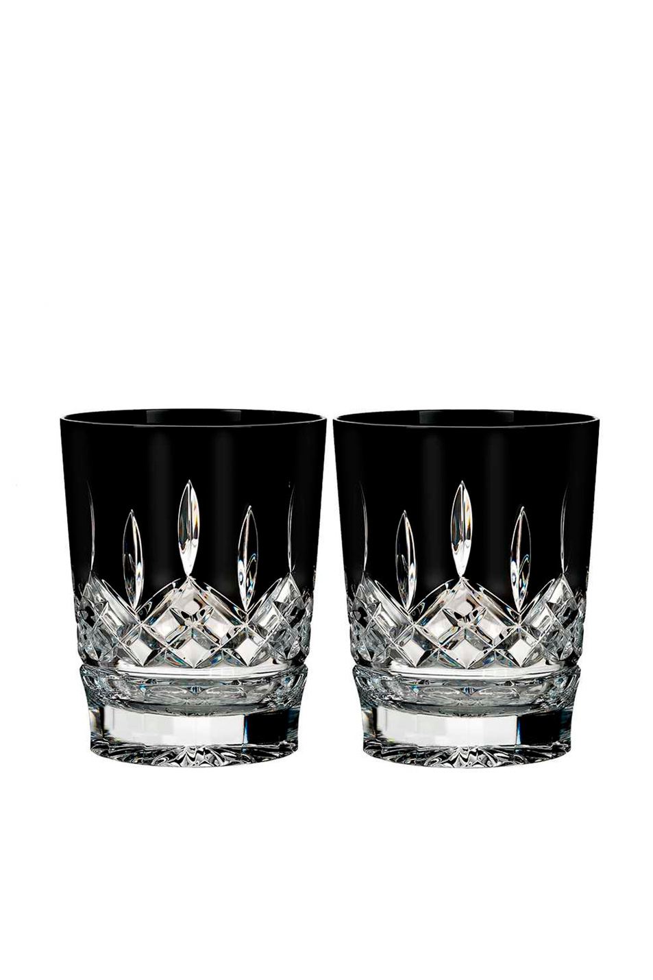 Не имеет пола Wedgwood Набор бокалов для виски Lismore Black Double Crystal Old Fashioned, 2 шт (цвет ), артикул 40021871 | Фото 1