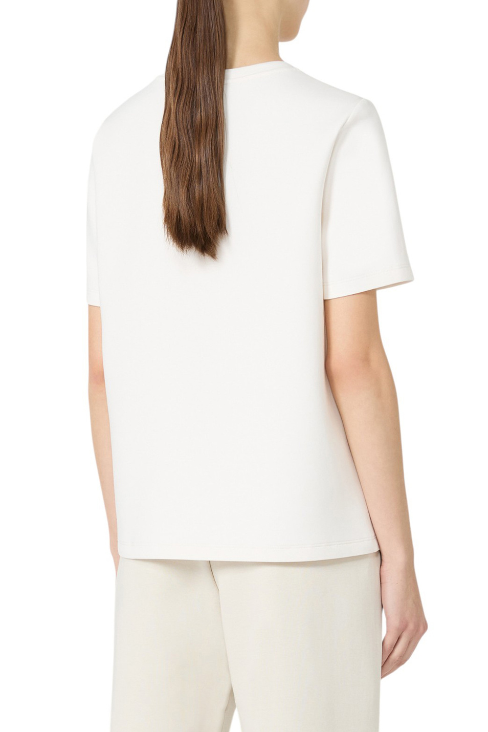 Женский Max Mara Футболка TUBO с логотипом (цвет ), артикул 2529976021 | Фото 4
