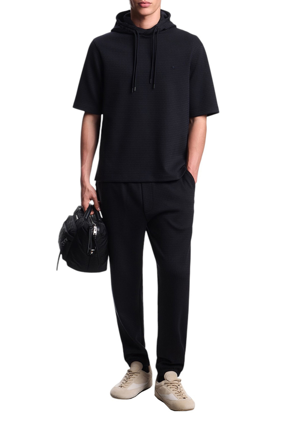 Мужской Emporio Armani Худи с логотипом (цвет ), артикул EM003143-AF13700 | Фото 2
