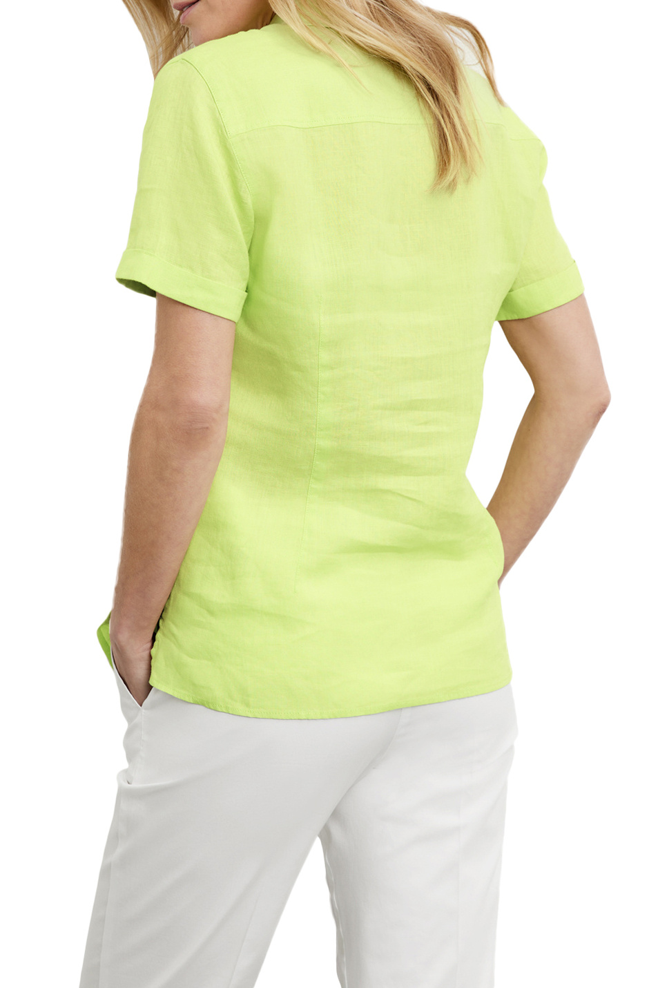Женский Gerry Weber Рубашка из чистого льна (цвет ), артикул 860045-66435 | Фото 5