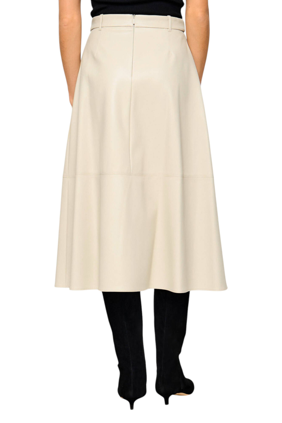 Женский Max Mara Юбка DOMINO из искусственной кожи (цвет ), артикул 2626776028 | Фото 5