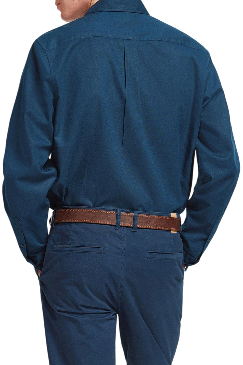 Мужской Springfield Рубашка из хлопка и льна (цвет ), артикул 0993396 | Фото 3